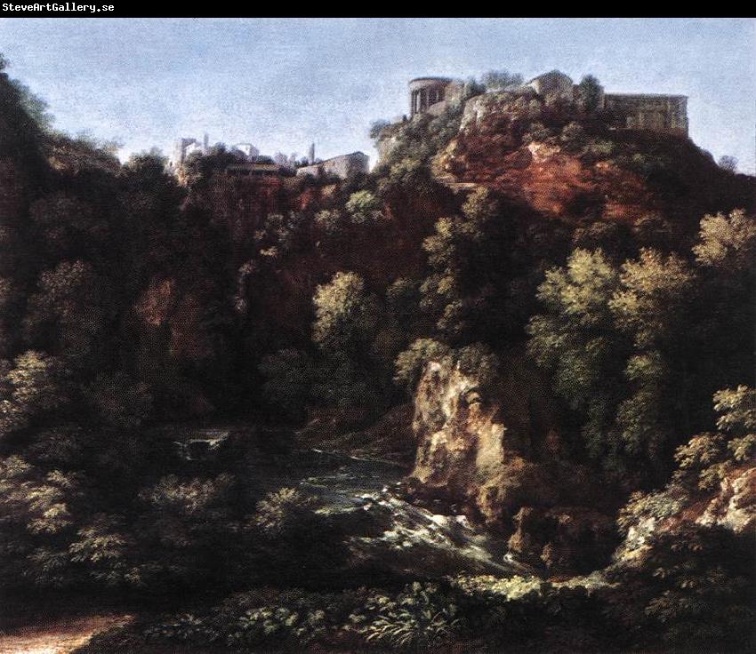 DUGHET, Gaspard View of Tivoli df11g